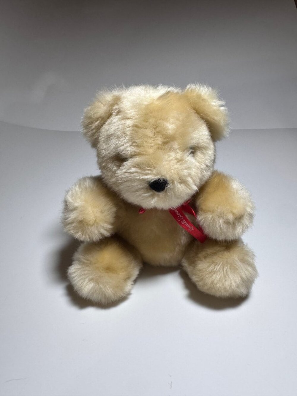 Vintage Russell Stover Candies Teddy Bear Plush 8" Valentine Collectible